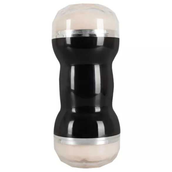 You2Toys - masturbator dublu vagin și anus - negru