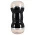 You2Toys - masturbator dublu vagin și anus - negru