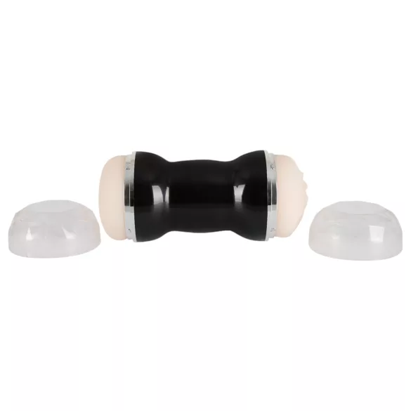 You2Toys - masturbator dublu vagin și anus - negru