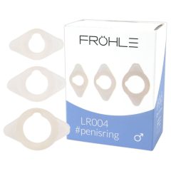   Fröhle - Set de inele pentru penis cu protuberanțe (3 bucăți)