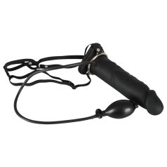 You2Toys - Strap-On Gonflabil - dildo gol cu silicon (negru)