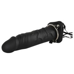 You2Toys - Inflatable Strap-On - dildo siliconic gol (negru)