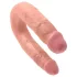 King Cock - dildo dublu - mărime medie - culoare naturală