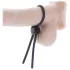 Fifty Shades of Grey - inel pentru penis - silicon - ajustabil - gri