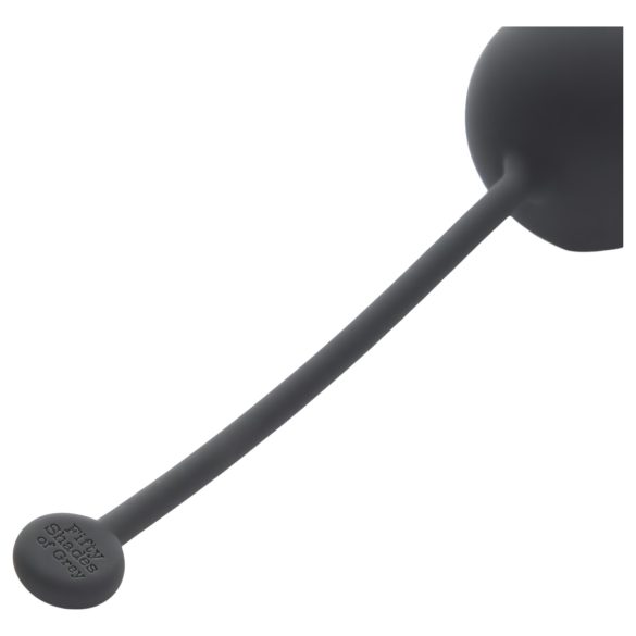 Fifty Shades of Grey - Bilă geisha pentru tonifiere - silicon - gri