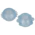 You2Toys - Inel penian dublu - silicon transparent albastru