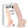 You2Toys - Dildo cu ventuză din silicon - mediu (natur)