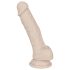 You2Toys - dildo cu ventuză din silicon - mărime medie natur