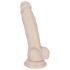 You2Toys - Dildo cu ventuză din silicon - mediu (natur)