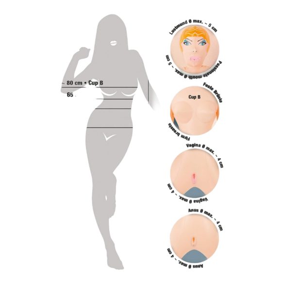 You2Toys - păpușă gonflabilă femeie - realistă