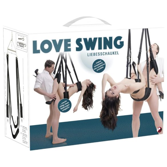 You2Toys - leagăn erotic suspendat - poziții variate - negru