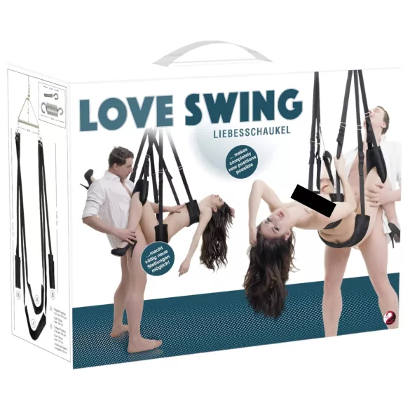 You2Toys - leagăn erotic suspendat - poziții variate - negru