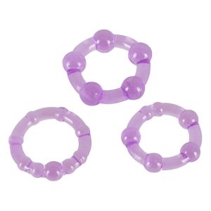 You2Toys - Set inel pentru penis - violet (3buc) Fii puternic!
