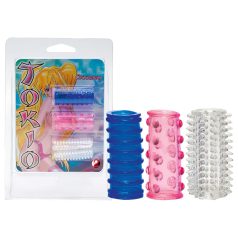You2Toys - set manșoane penis japoneze - pachet 3 bucăți