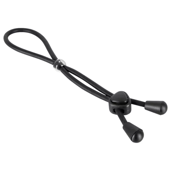 Bad Kitty - inel pentru penis și testicule - silicon - negru