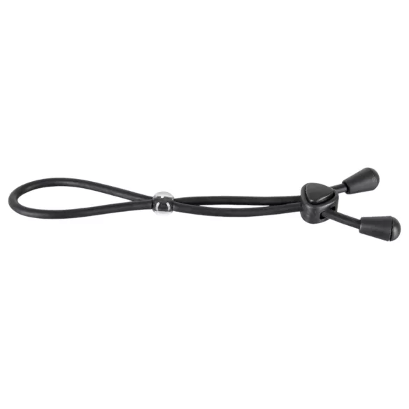 Bad Kitty - inel pentru penis și testicule - silicon - negru