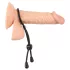 Bad Kitty - inel pentru penis și testicule - silicon - negru