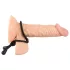 Bad Kitty - inel pentru penis și testicule - silicon - negru