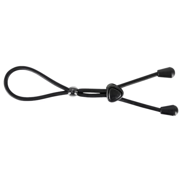 Bad Kitty - inel pentru penis și testicule - silicon - negru