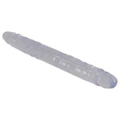 Cristal - dildo dublu - sticlă - 34 cm