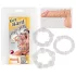 You2Toys - Fii tare! set de inele pentru penis - transparent (3 bucăți)