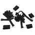 Bad Kitty - set de imobilizare pentru pat - pluș - 5 piese