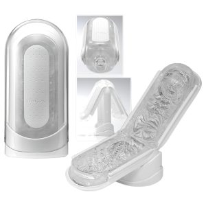 TENGA Flip Zero - Super-Massage Turbocharger (alb)