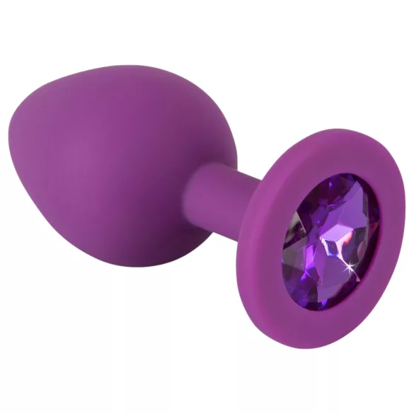 You2Toys - Colorful JOY - dop anal din silicon - mărime medie (mov)