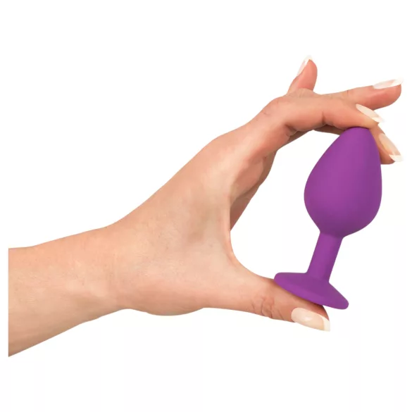 You2Toys - Colorful JOY - dop anal din silicon - mărime medie (mov)
