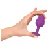 You2Toys - Colorful JOY - dop anal din silicon - mărime medie (mov)