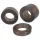 You2Toys - inel pentru penis și testicule - set extensie - silicon gri