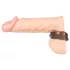 You2Toys - inel pentru penis și testicule - set extensie - silicon gri