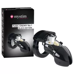   mystim Black Edition - cușcă penis electrostimulare - electro șocuri