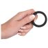 Velvet Negru - Inel penian gros (3,8cm) - negru