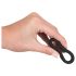 Velvet Negru - Inel penian gros (3,8cm) - negru