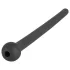 Piss Play - dilatator uretral gol, din silicon negru