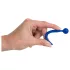 Dilator Sperm Stopper - dilatator uretral cu bilă - silicon albastru