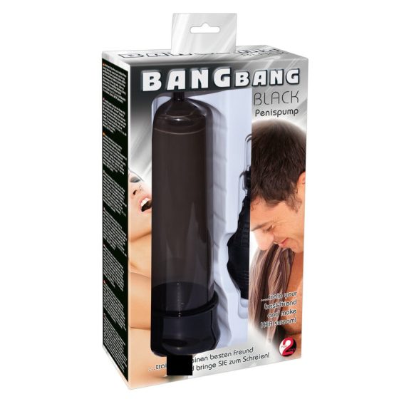 Pompa de erecție Bang Bang - negru