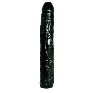 You2Toys - Big Mr. Softy - dildo negru în formă de armăsar (29cm)