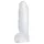 Cristal clar - dildo mare - transparent
