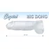 Crystal Clear Big Dong - dildo uriaș din gel (21,5 cm)