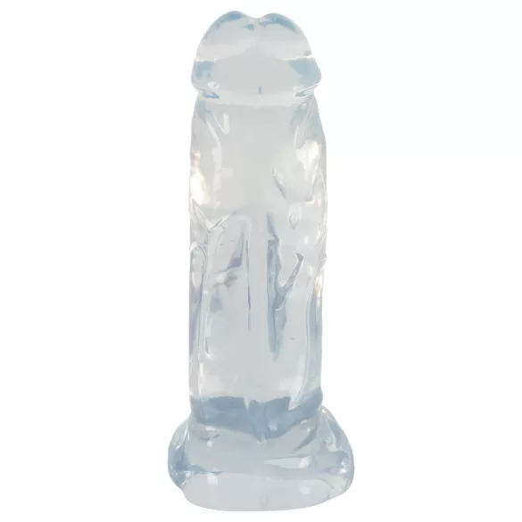 Crystal Clear Big Dong - dildo uriaș din gel (21,5 cm)