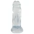 Crystal Clear Big Dong - dildo uriaș din gel (21,5 cm)