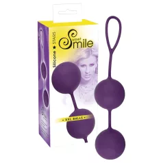 SMILE - bile vaginale XXL - mărime mare - mov