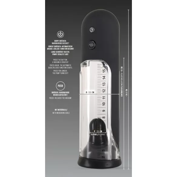 Rebel - pompă penis automată - mărire potență