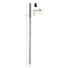 Sextreme Dilator - tijă uretrală sferică (0,8 cm)