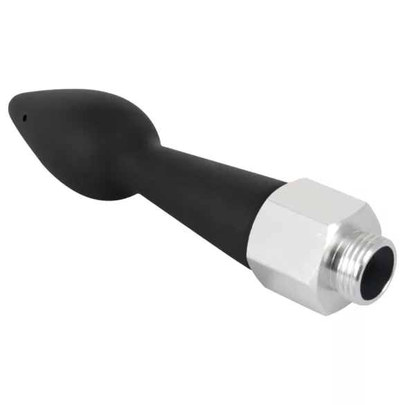 You2Toys - duș anal - capăt conic din silicon - negru
