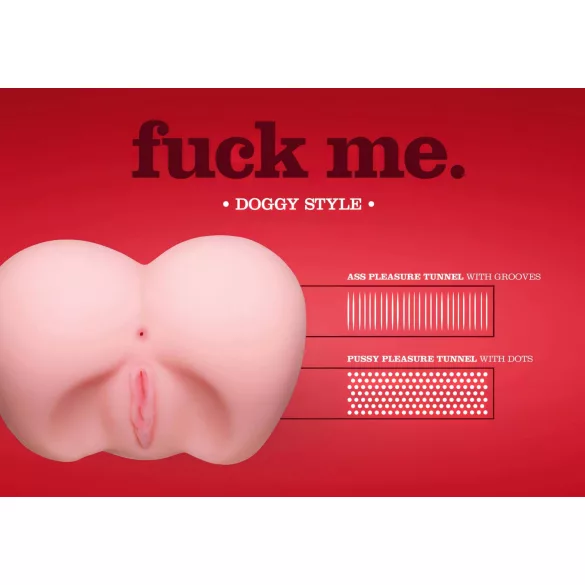 You2Toys - păpușă erotică poziție doggy style - posterior realist natur