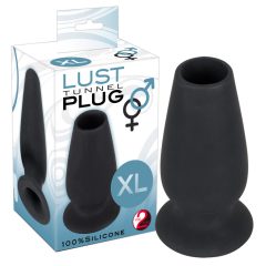   You2Toys - Lust Tunnel XL - dildo anal expandabil cu cavitate (negru)