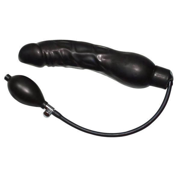 You2Toys - dilatator anal pompat din latex - negru mare